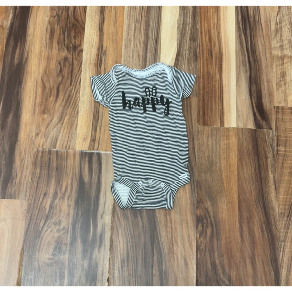 Carter's Black and White Striped One Piece